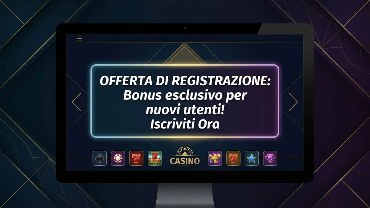 Registrazione con bonus